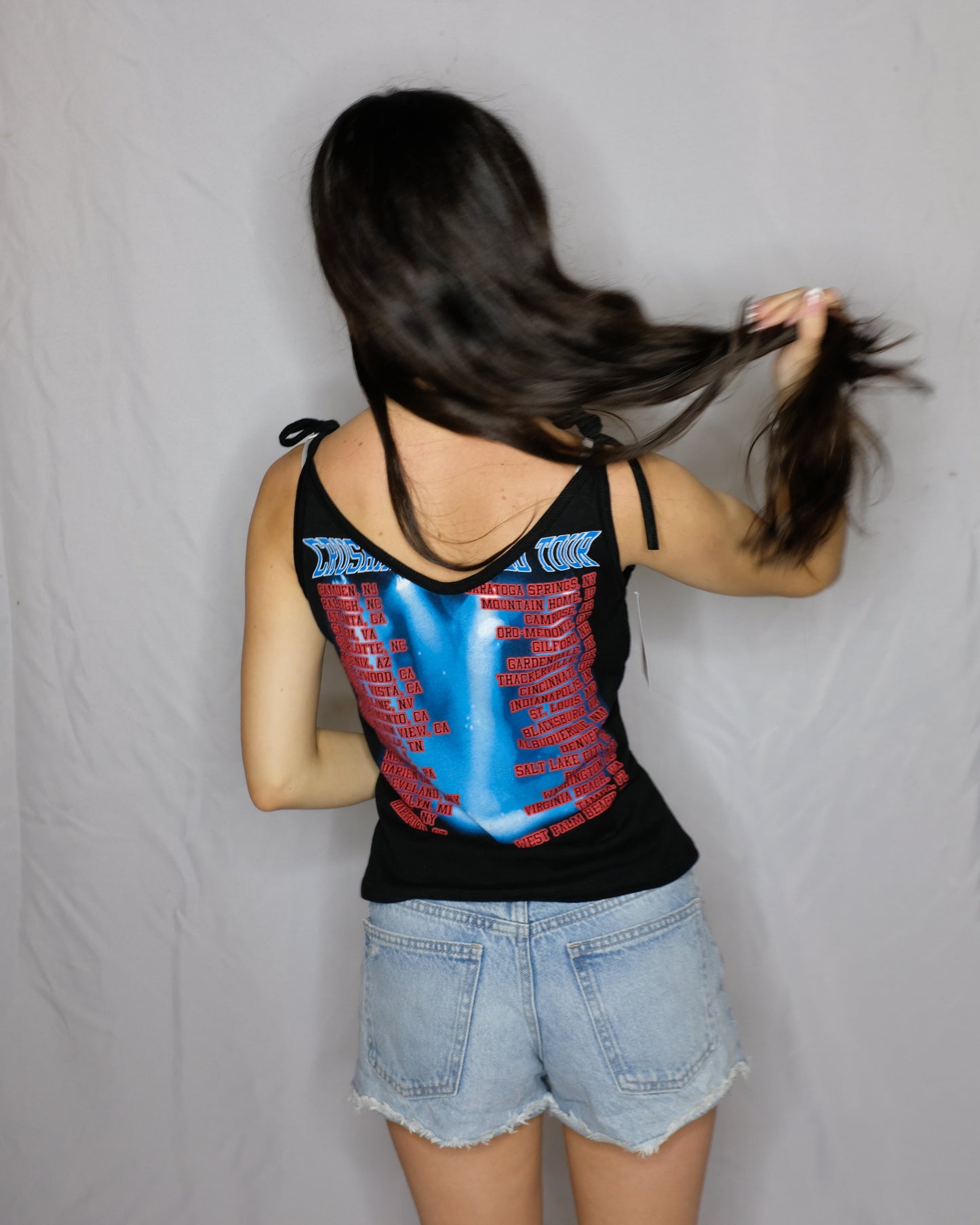 Braid Paisley Reworked Tie Top