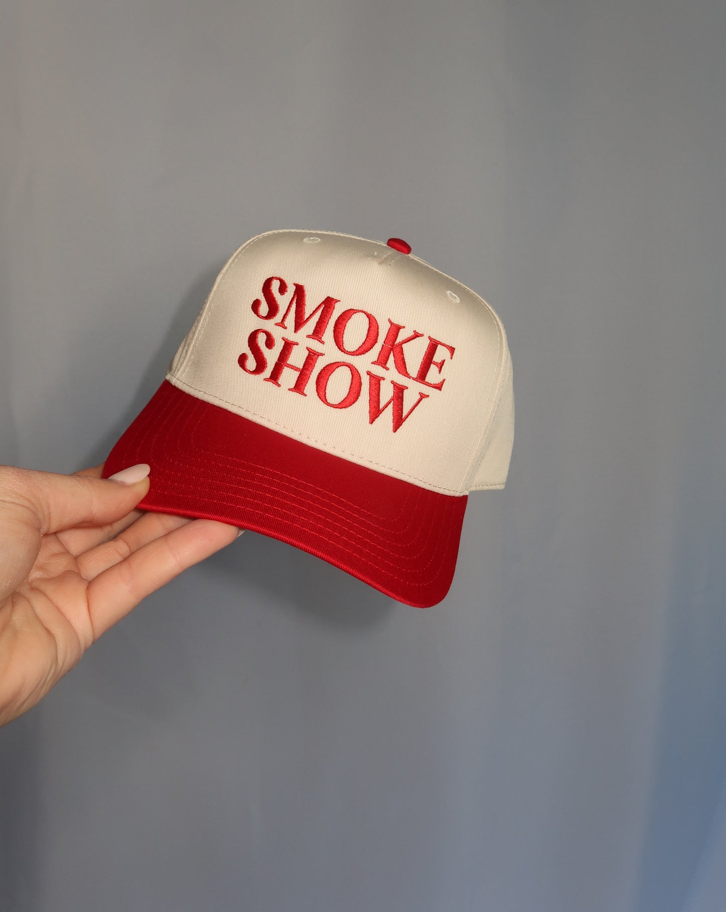 Smoke Show Red Trucker Hat