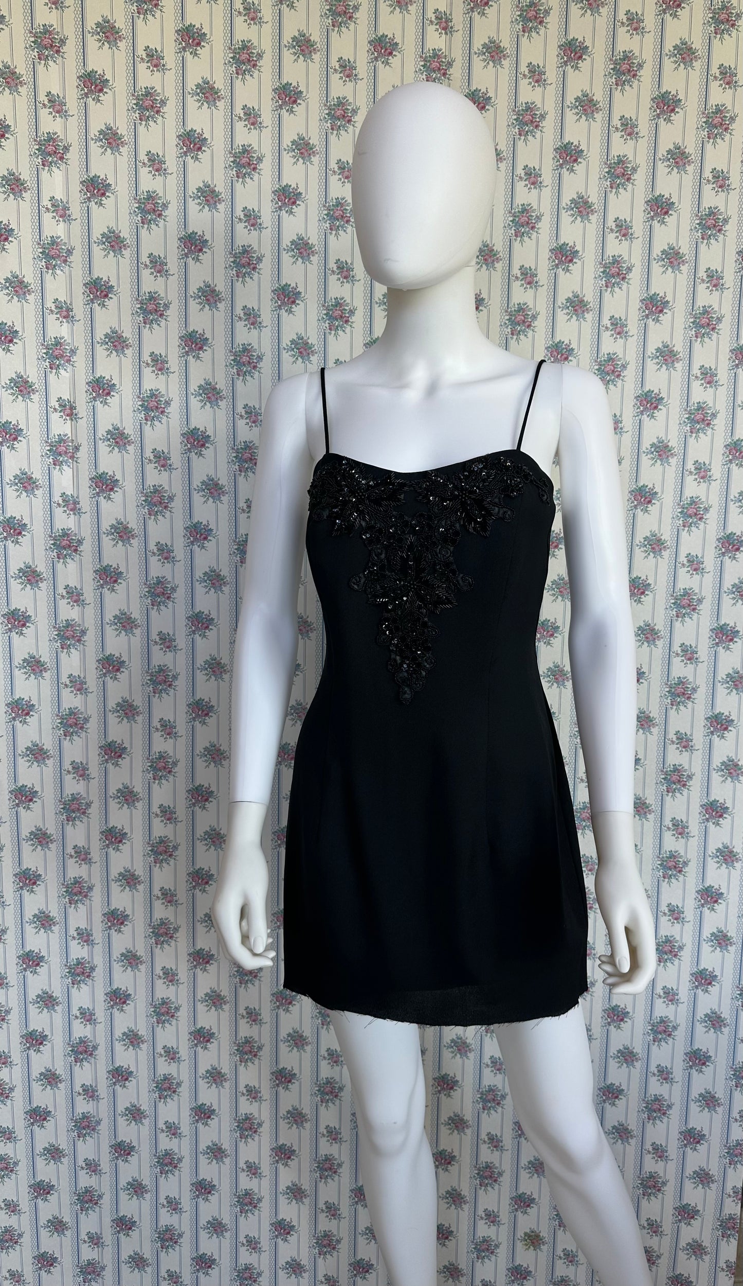 Black Vintage Evening Dress