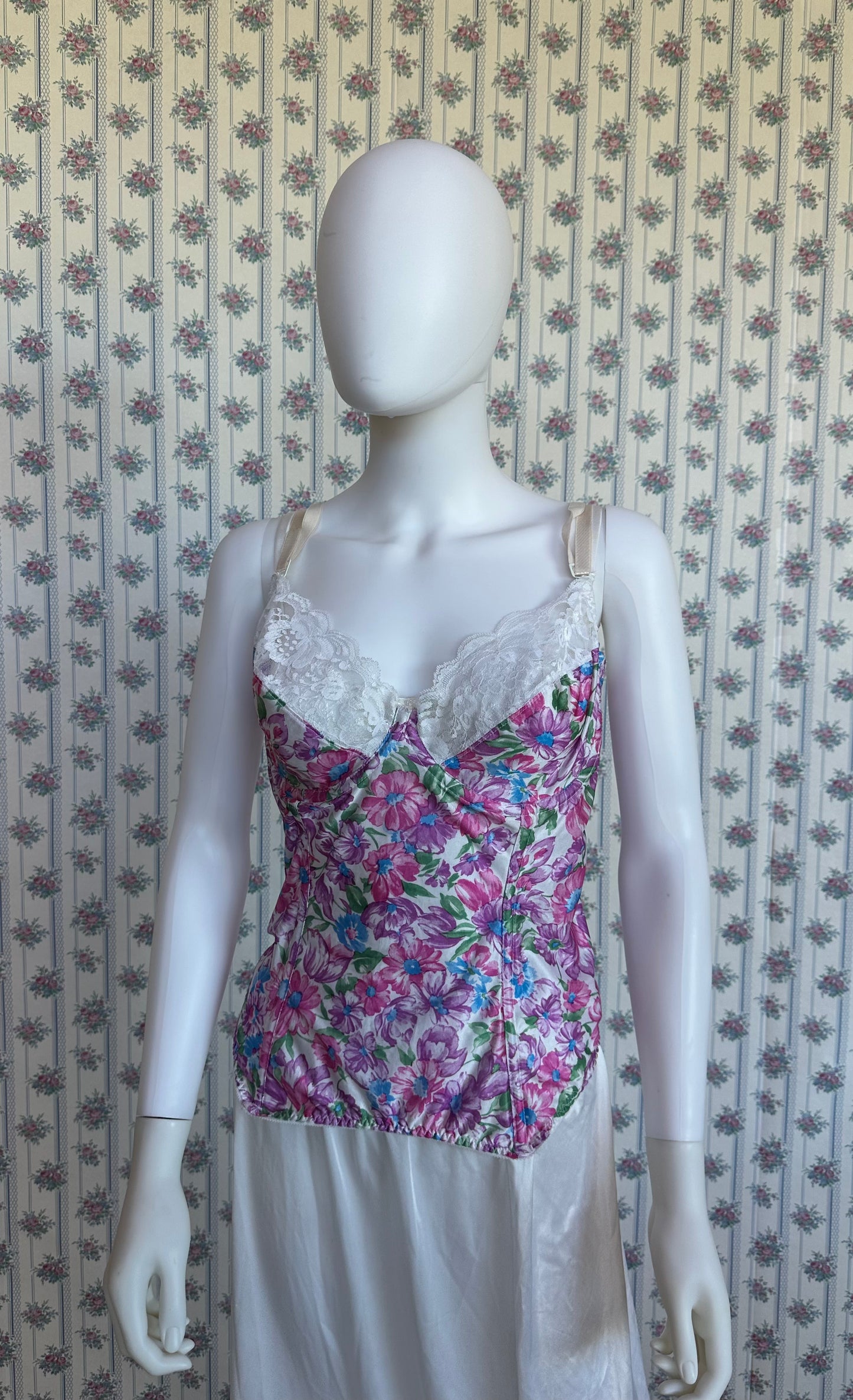 Vintage Floral Lace Tank