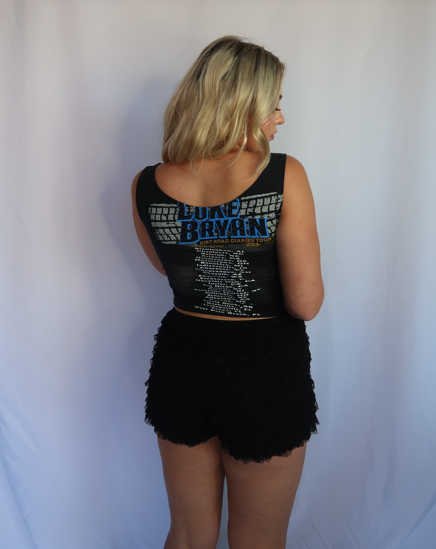 Luke Bryan Reworked Eyelet Corset