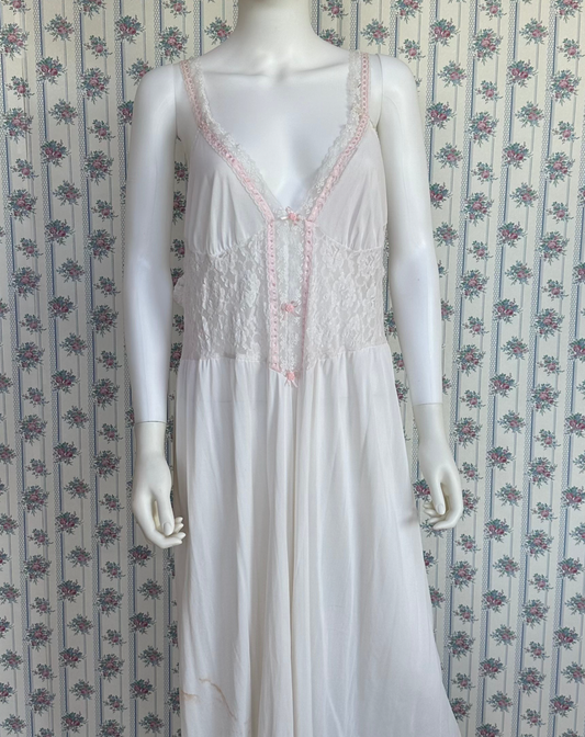 Pollinaise Vintage White Slip Dress